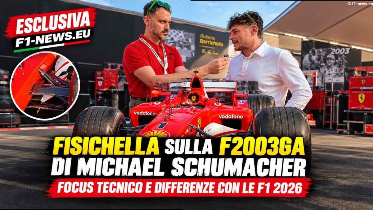 ESCLUSIVA F1-News.eu - Fisichella: "Sulla Ferrari F2003-GA, che emozione! Rispetto alle vetture di oggi era...."