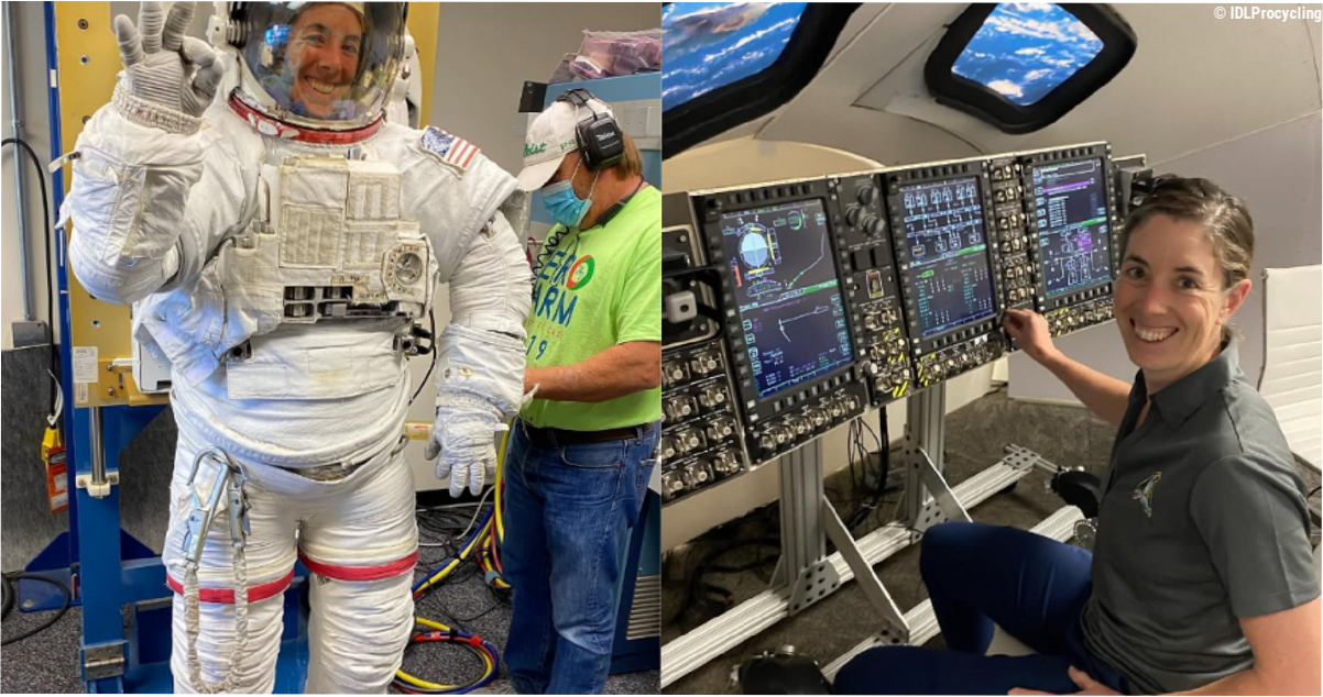 Swapping skinsuits for space suits: American cyclist is named as NASA astronaut