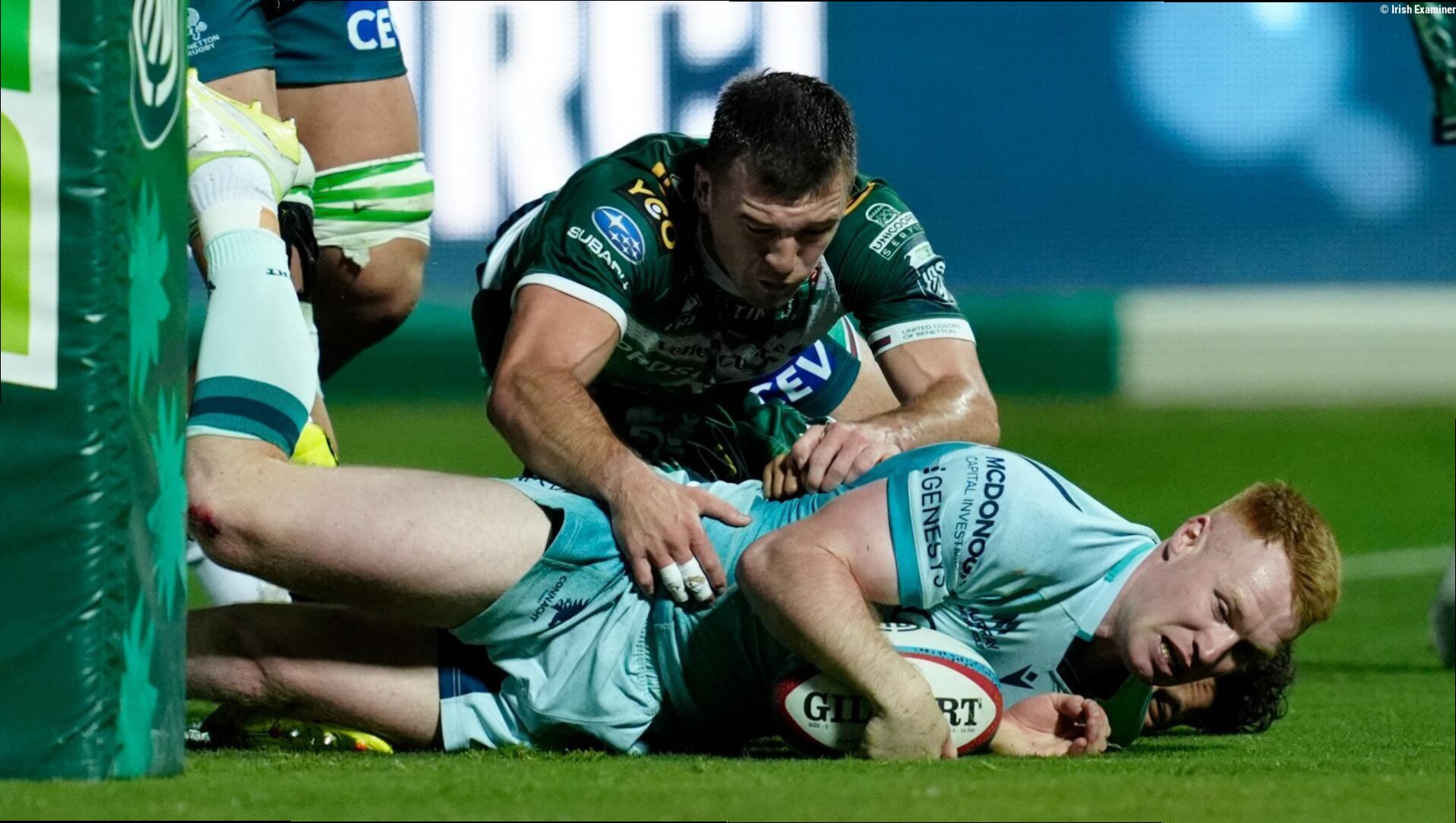 Dream debut for Ciarán Frawley with winning try for Connacht against Benetton