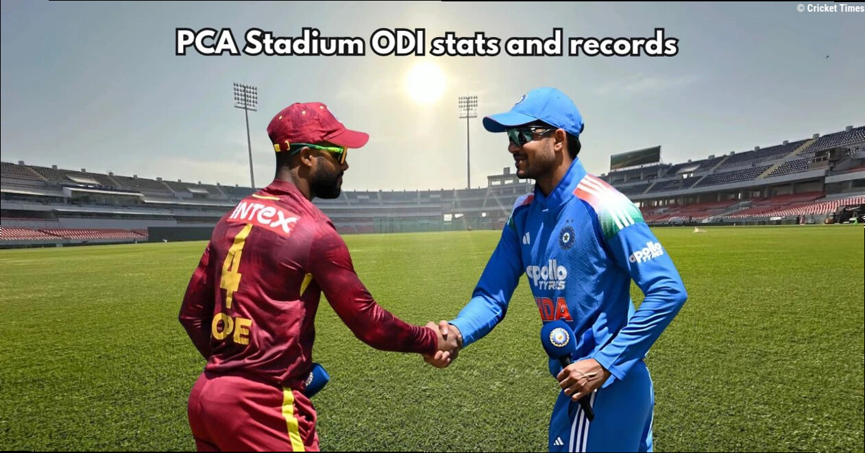 IND vs WI, 3rd ODI: PCA International Cricket Stadium ODI Stats and Records