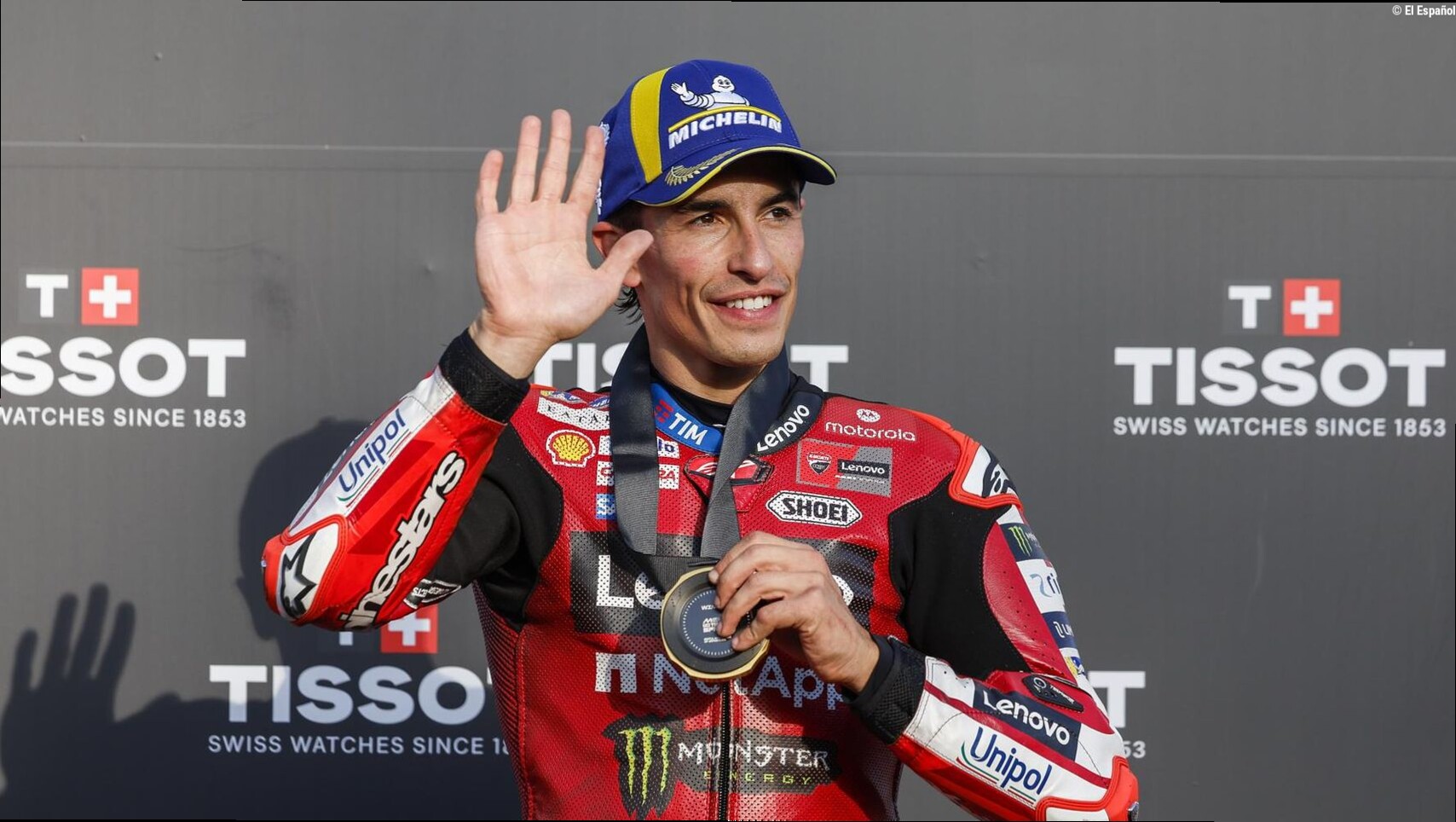 Marc Márquez arrasa en la carrera al sprint y Jorge Martín acaba tercero tras ser sancionado en Motegi