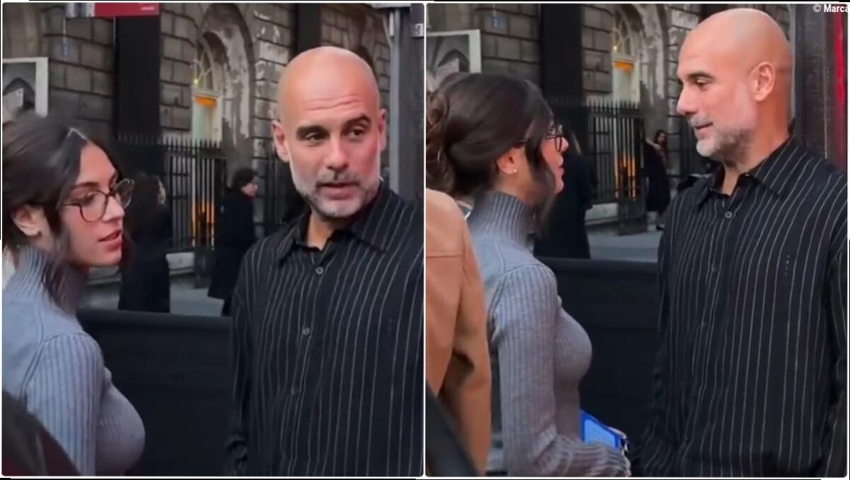 Guardiola cambia el banquillo por la pasarela de moda en París