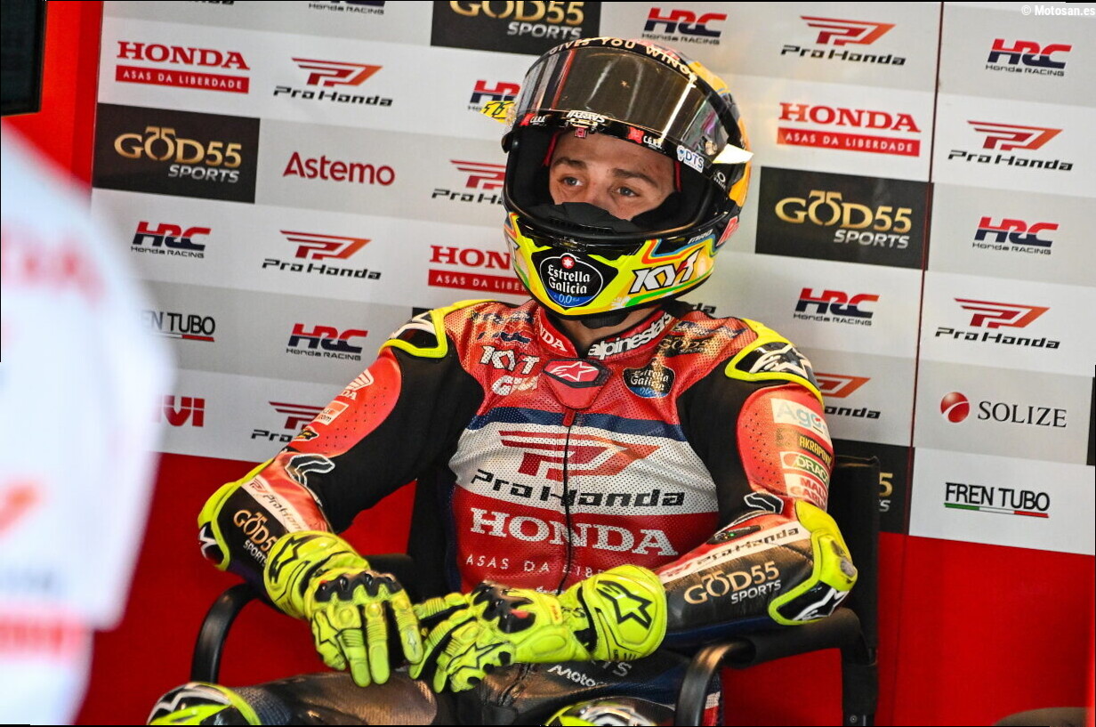 Moreira estrena podio en MotoGP, pero advierte: "No es un resultado real"