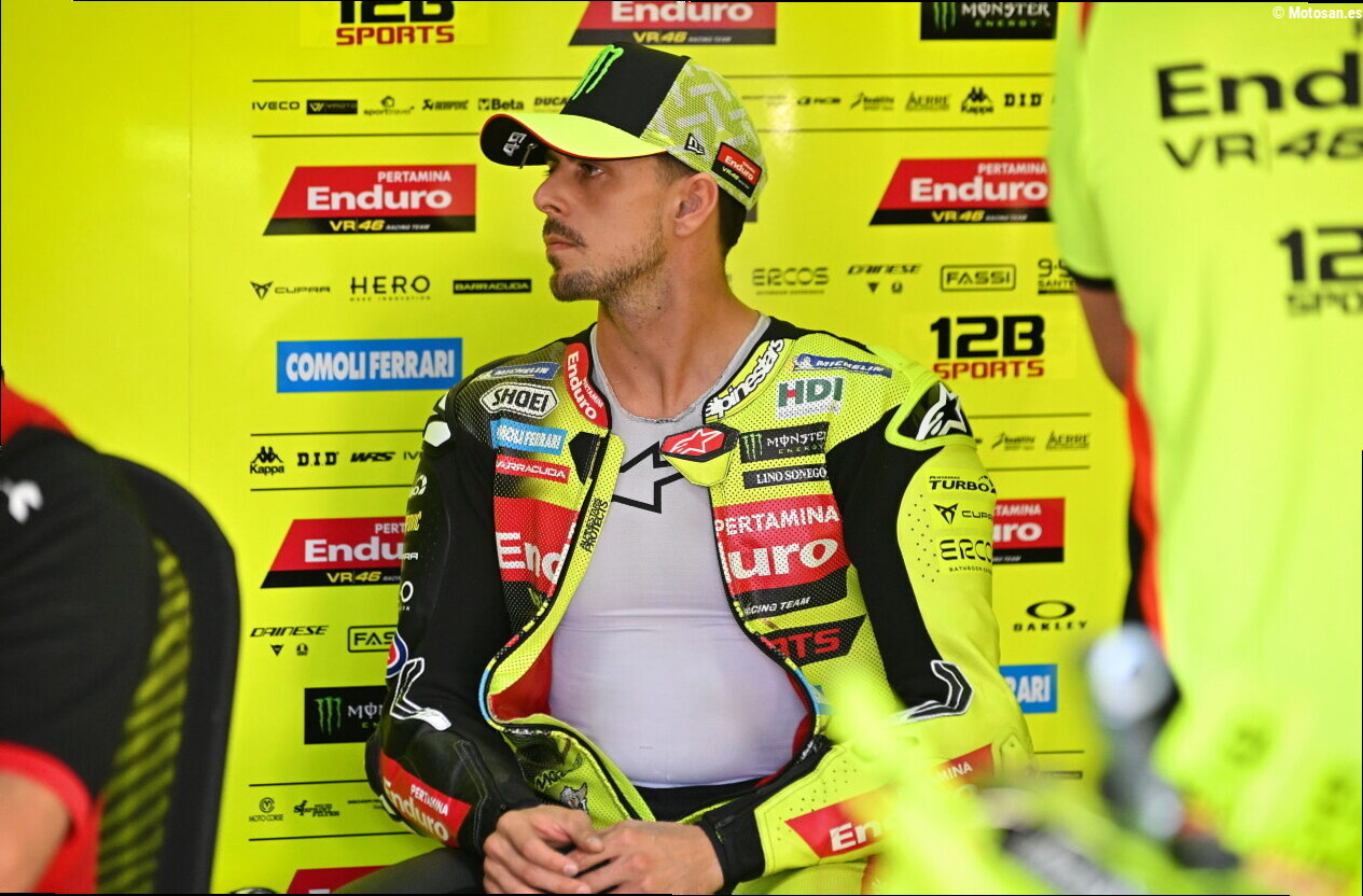 Di Giannantonio evita polémicas tras el incidente con Álex Márquez: "Para este trabajo tenemos a Dirección de Carrera, yo soy