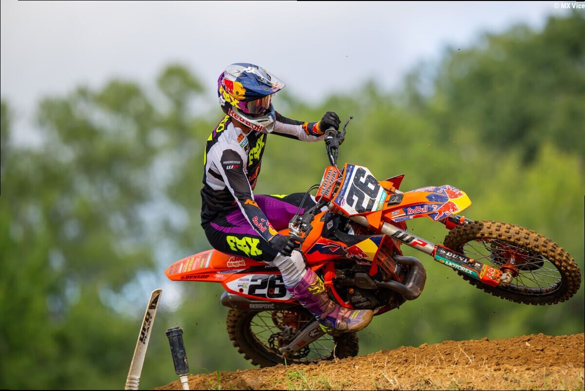 Jorge Prado wins MXGP qualifying heat at Motocross of Nations in France