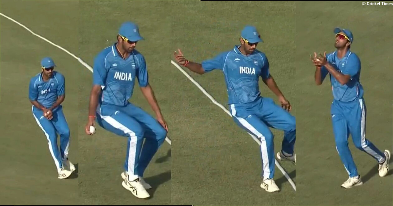 WATCH: Washington Sundar plucks a brilliant catch to dismiss Maaz Sadaqat in IND vs PAK Asian Games 2026 final