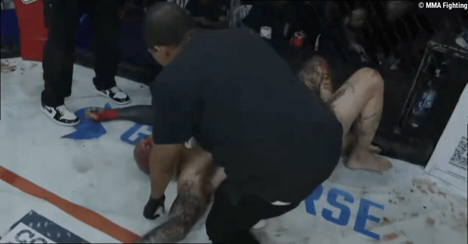Video: Ex-UFC fighter Anthony Smith stopped by barrage of punches in first fight following arrest