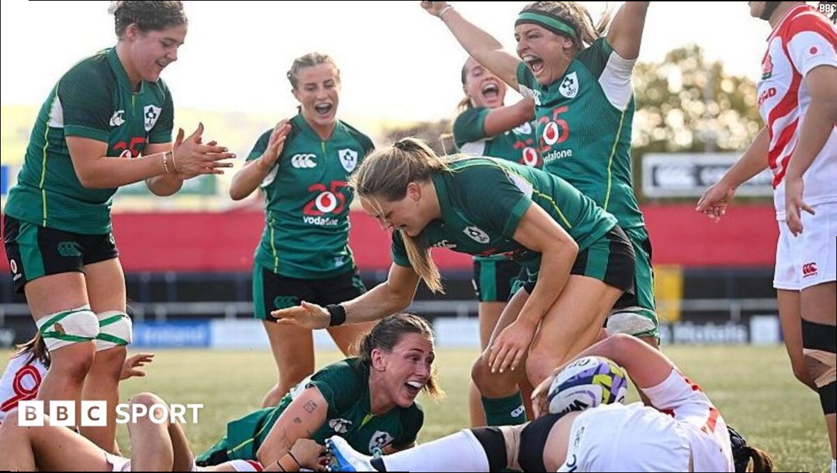 Seven-try Ireland seal consecutive wins over Japan