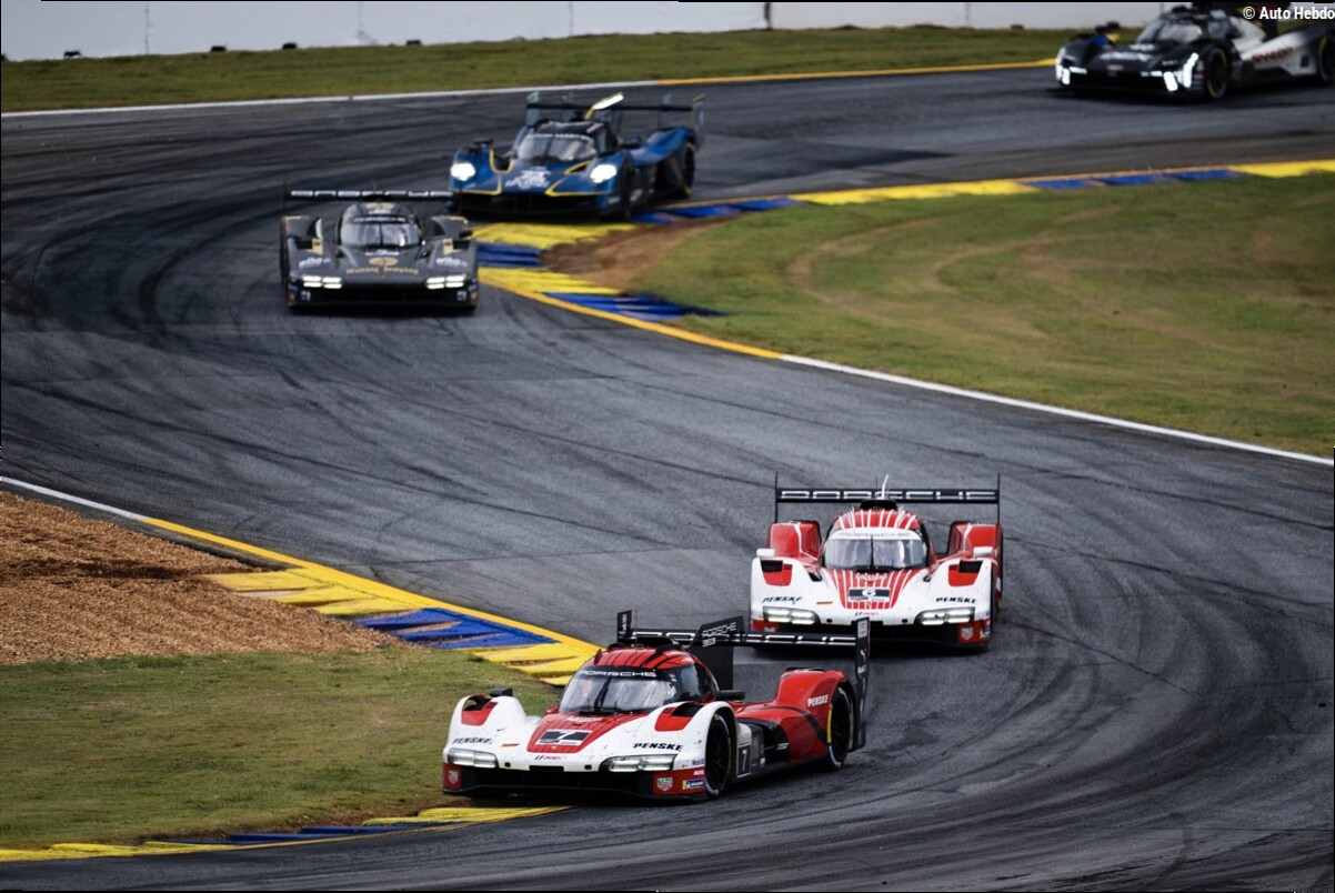 Petit Le Mans – H+7 : Les Porsche Penske prennent les commandes