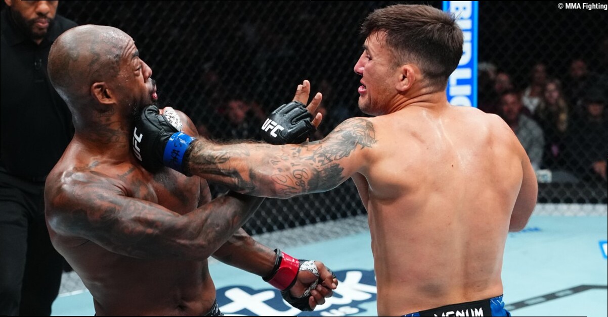 UFC 332 video: Esteban Ribovics drops King Green several times to earn first-round stoppage win