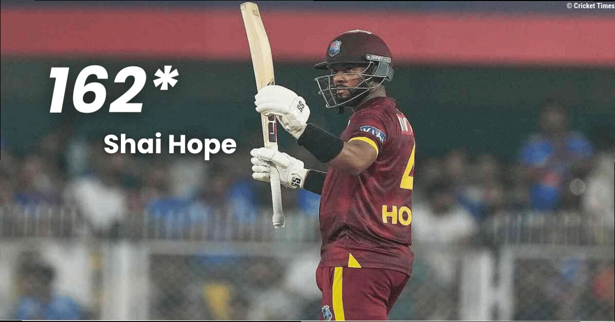 Top 3 highest individual ODI scores in a run chase against India ft. Shai Hope