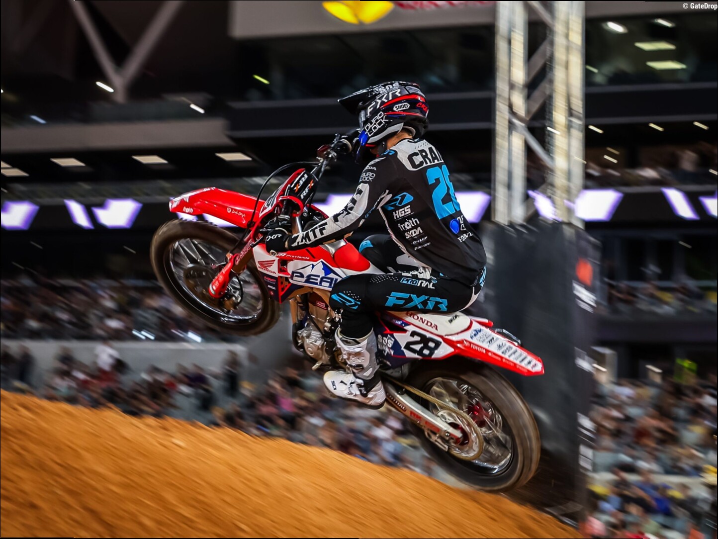 Craig wins 2026 Boost Mobile AusX Supercross opener!