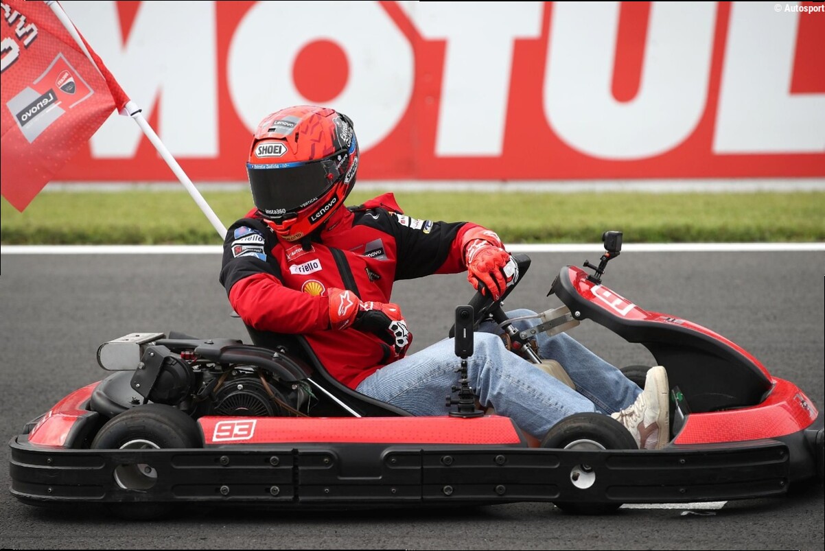 Marquez used body double in Motegi kart race: "We are not here to mess around or drive go karts"