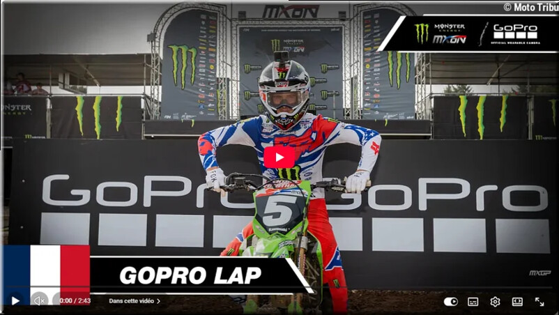 MOTOCROSS des NATIONS – France, Ernée 2026, le tour de piste en GoPro avec Levi Kitchen