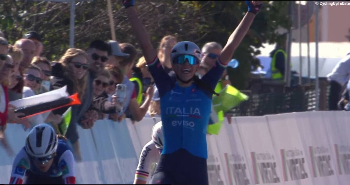 Results women's junior European Championships road race 2026 - Azzurra Ballan takes breakaway glory as world champion misses 