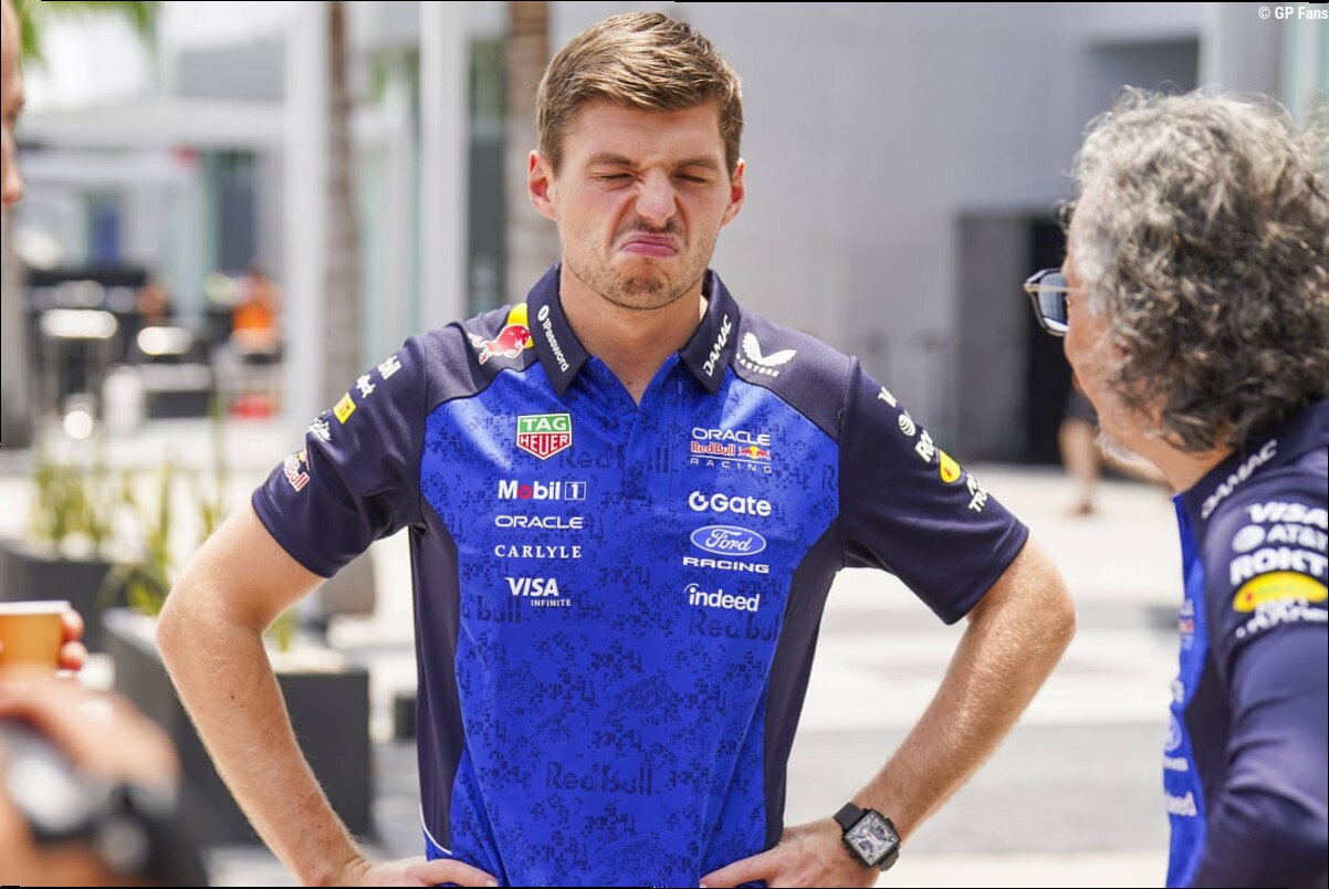 Awkward silence at Bahrain Grand Prix as F1 make Max Verstappen blunder