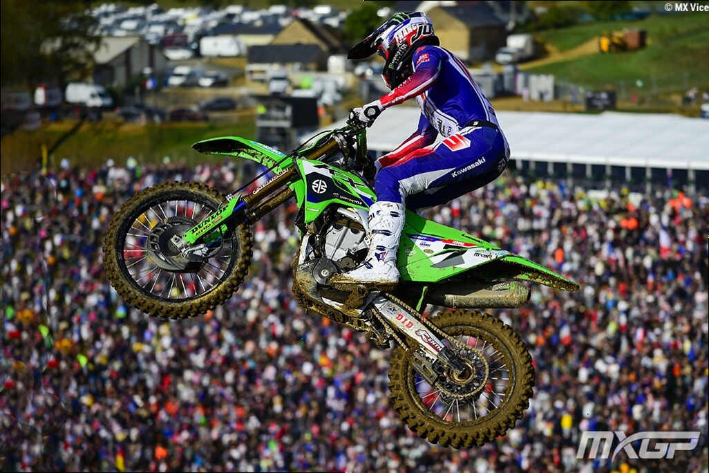 Romain Febvre wins the first race in Ernee