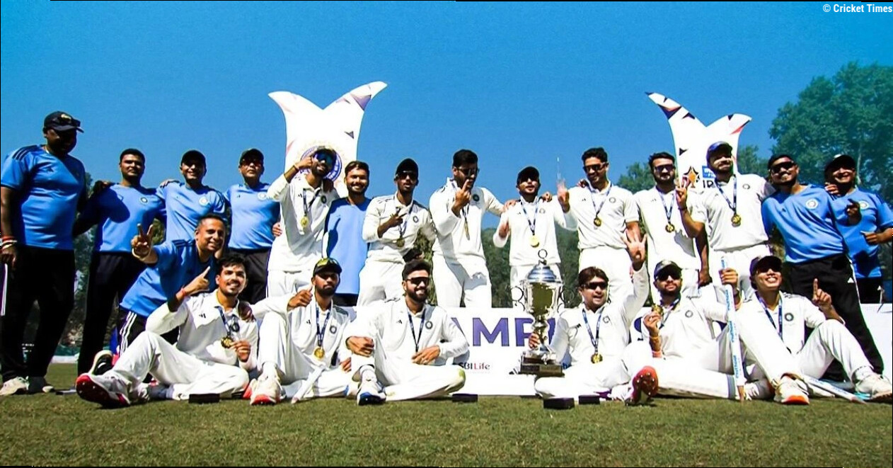 Smaran Ravichandran, Mukesh Kumar star as Rest of India crush Jammu & Kashmir to win Irani Cup 2026