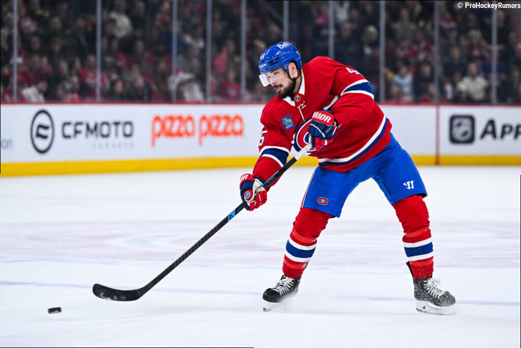 Canadiens' Alexandre Carrier Leaves With Injury