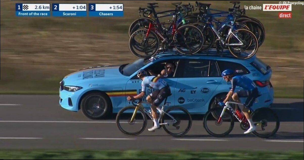 Evenepoel's national team coach on European Championships: What was said in the final stretch?