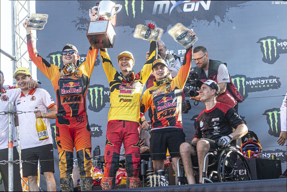 Victory for Team Belgium & the Coenen brothers at packed MXoN in France