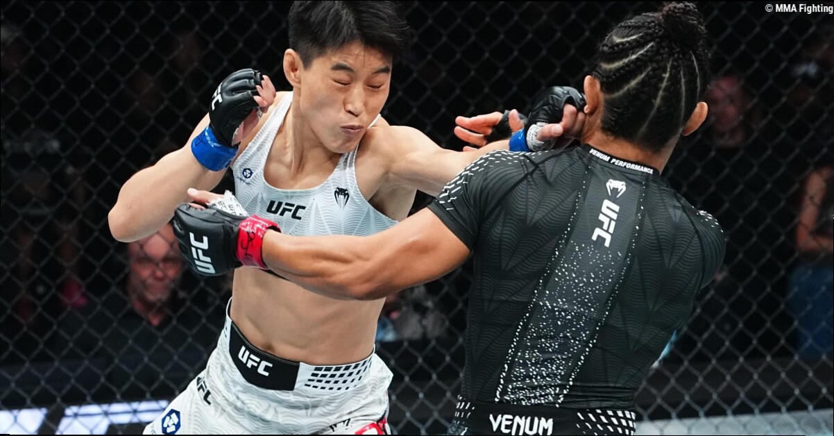 Wang Cong says eye poke led to slow start in first statement following main event loss to Natalia Silva at UFC 332