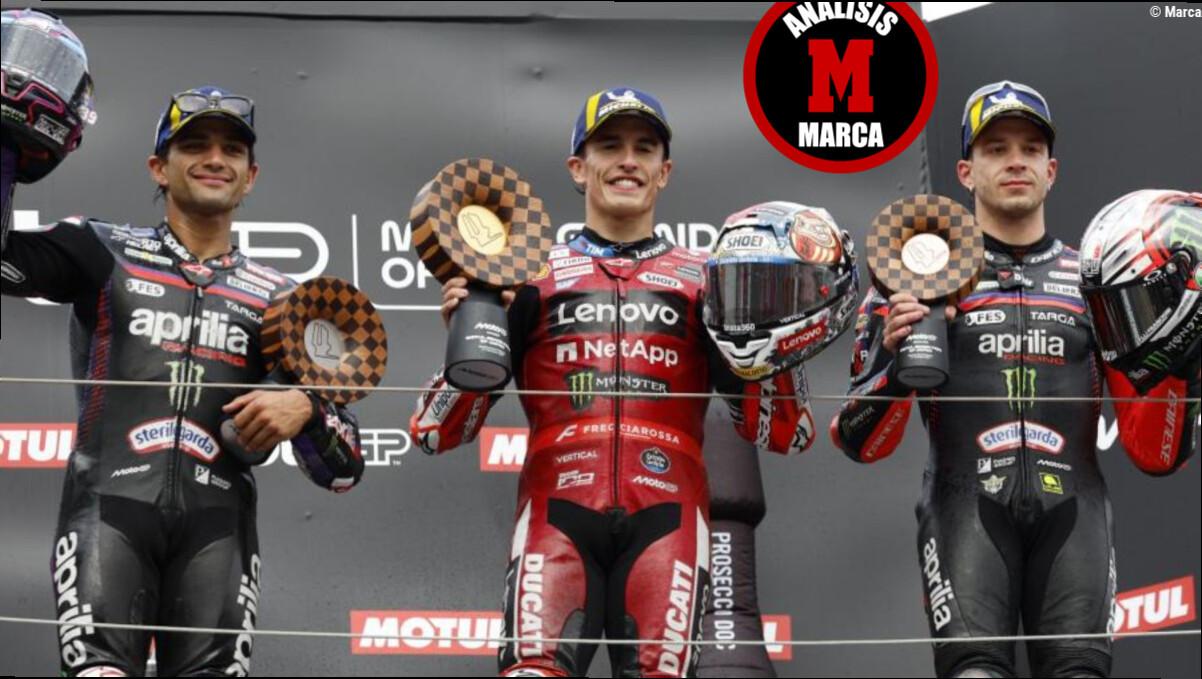 Marc Márquez aprieta, pero no ahoga