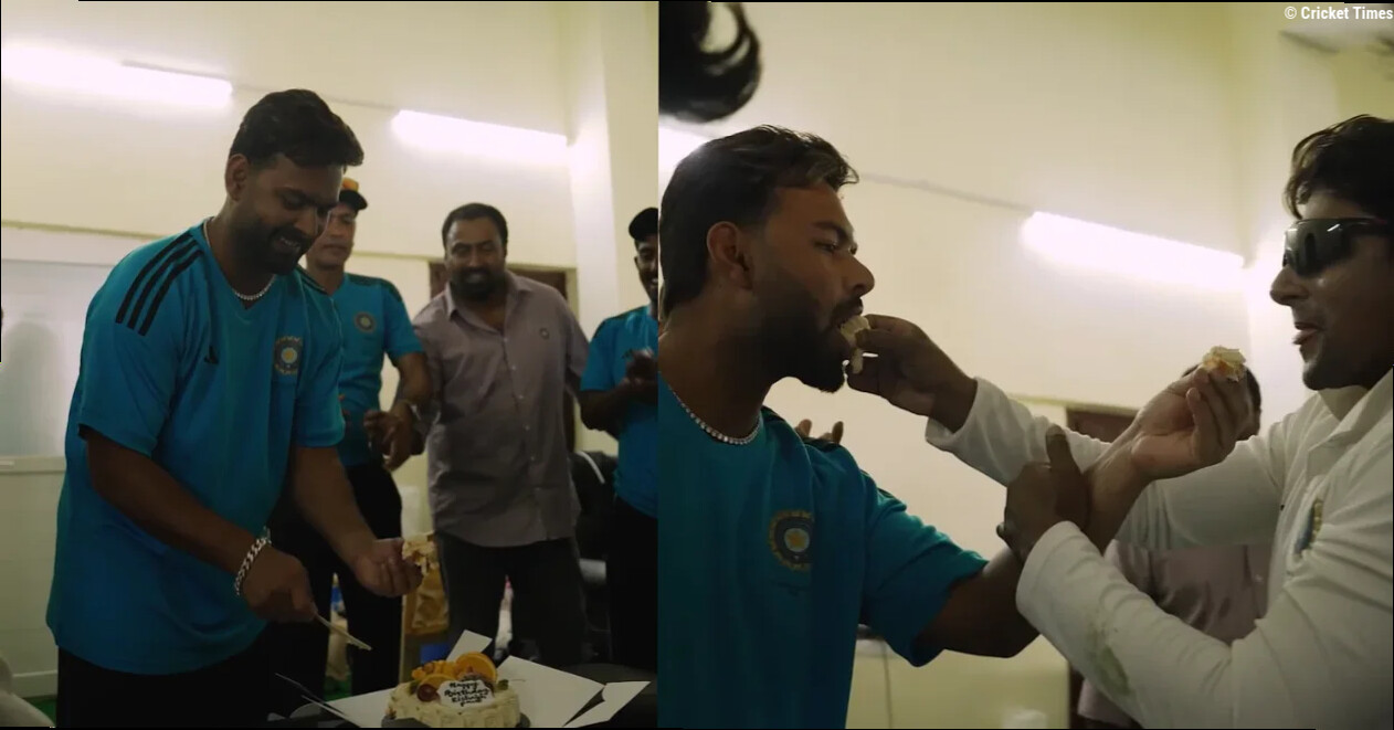 WATCH: Rishabh Pant celebrates 29th birthday with teammates after Irani Cup 2026 triumph
