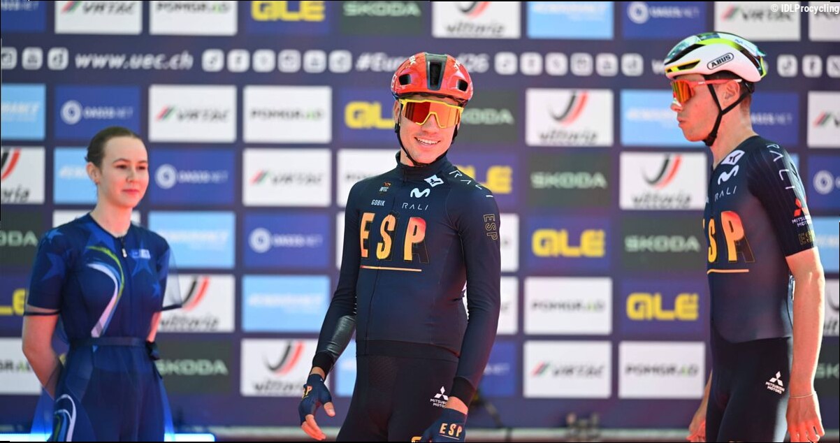 'I blocked his Wahoo': Ayuso fails to deliver more than poorly-timed prank on unamused Ciccone, at European Championships