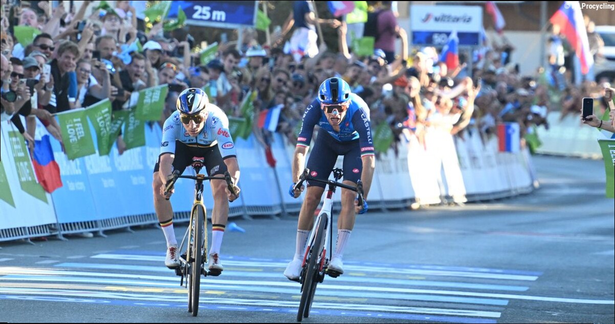 Just 0.00028 seconds decided it; why Ciccone seemed to ride a child's bike in the European Championships photo finish
