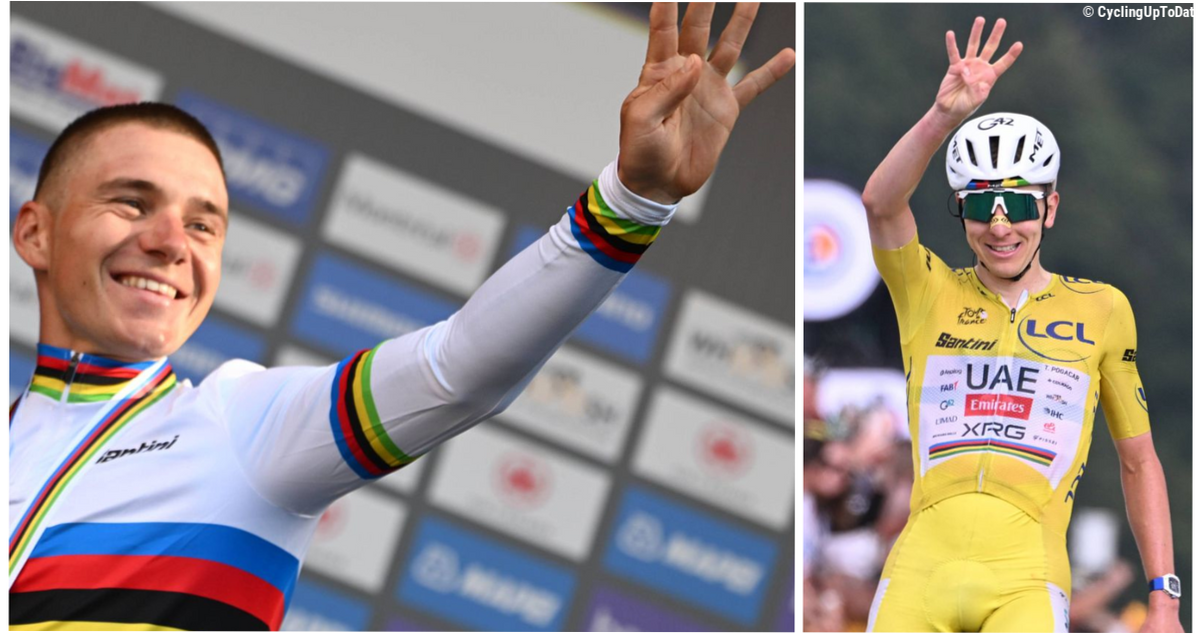 CyclingUpToDate Podcast - Remco Evenepoel joins "once-in-a-century" rider alongside Tadej Pogacar