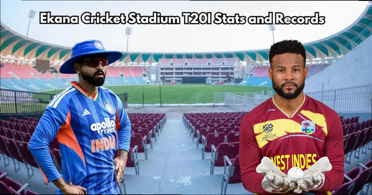 IND vs WI, 1st T20I: Ekana Cricket Stadium T20I Stats and Records