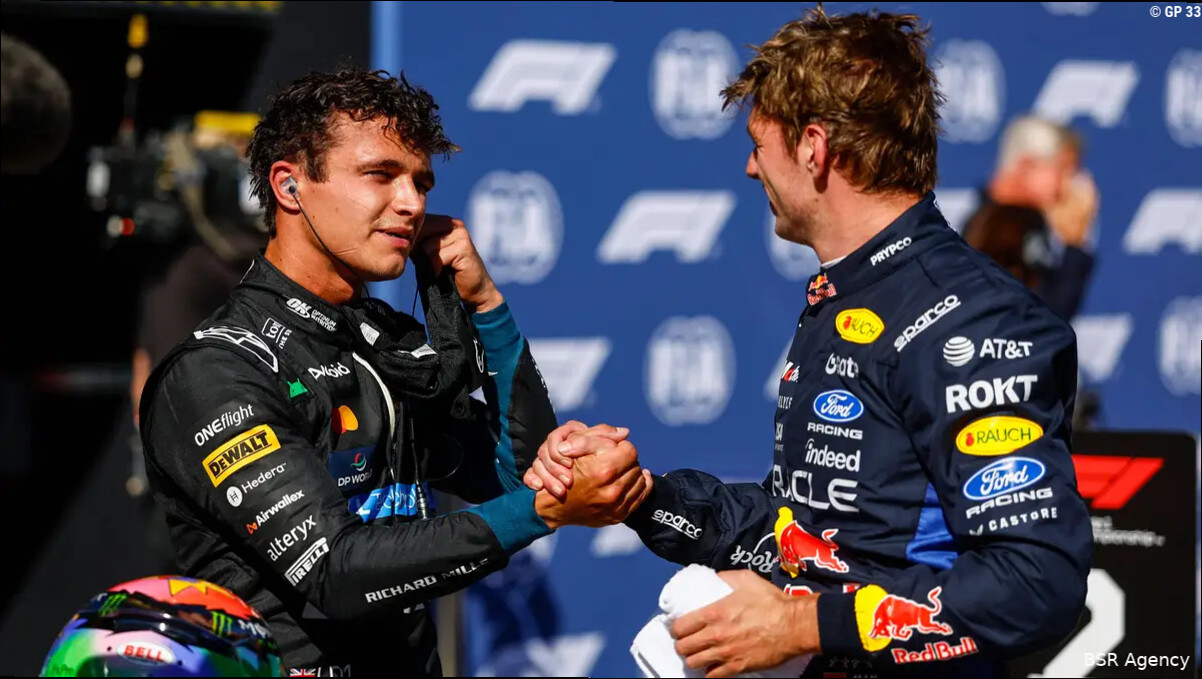 Lando Norris steunt Max Verstappen en haalt hard uit naar de FIA