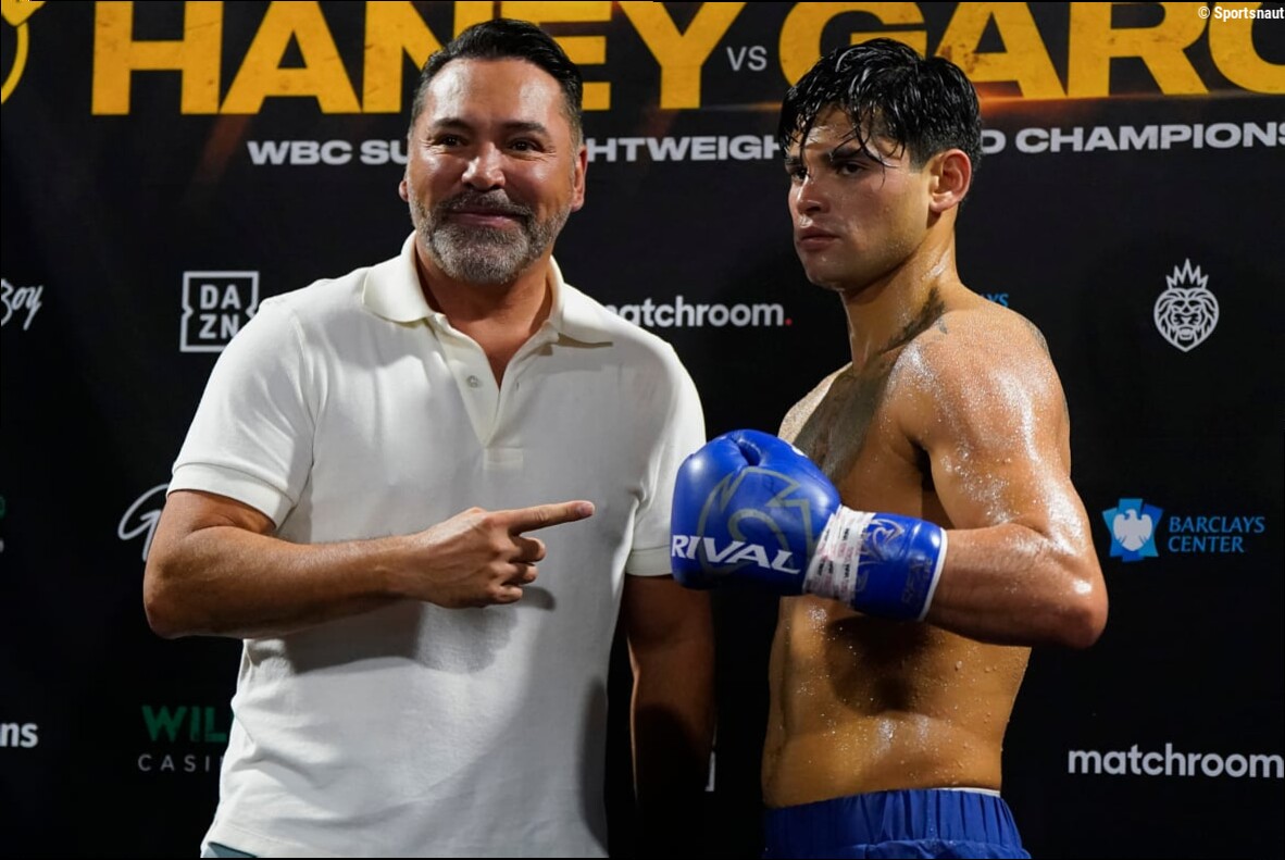 Oscar De La Hoya Sparks Fresh Boxing Tension With "Second Class" Claim After Ryan Garcia Win