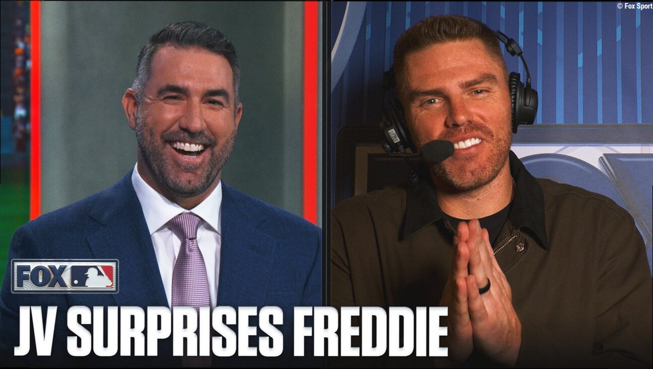 Freddie Freeman Lauds Justin Verlander In Interview After Dodgers' Game 3 Win