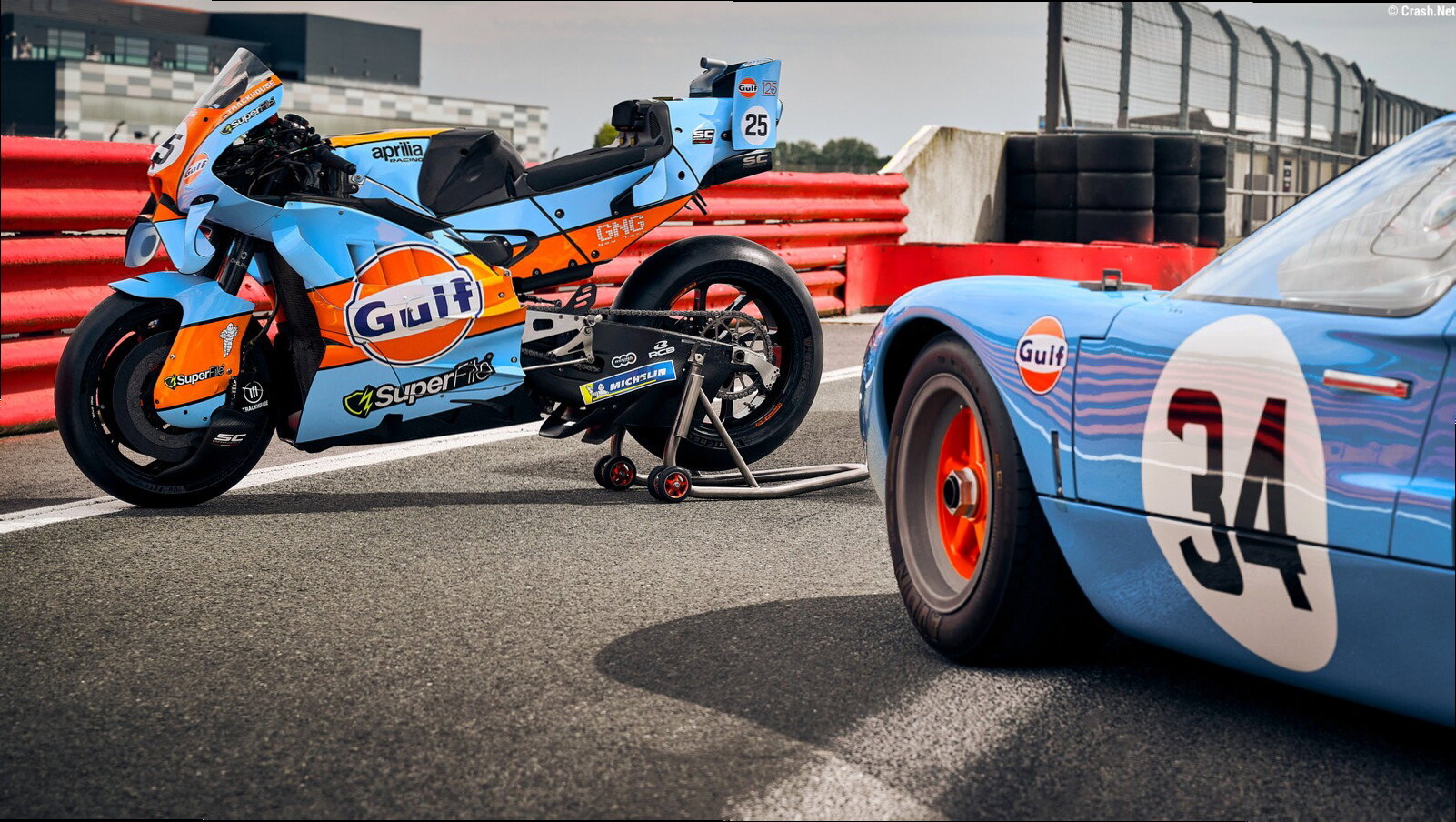 First look: Trackhouse unveils Ford GT40-inspired Gulf MotoGP livery
