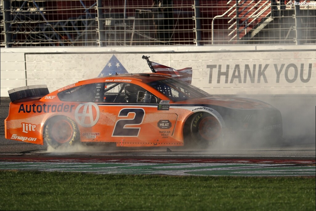 Keselowski Charges from 28th to Top-10 Finish in Las Vegas