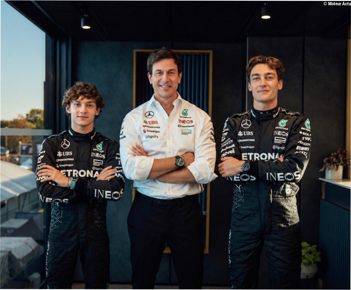 Brundle doute de Mercedes dans le duel Russell-Antonelli