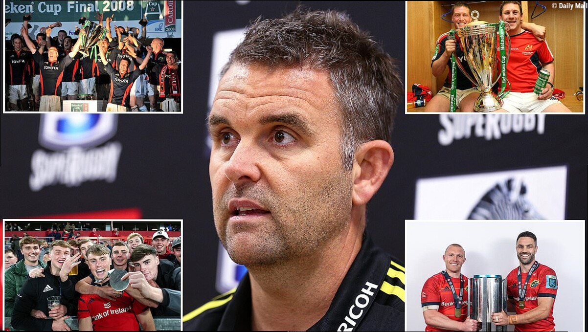 Who is the low-profile, 'skinny out-half' from New Zealand who Munster have chosen as interim CEO - and how does he plan to s