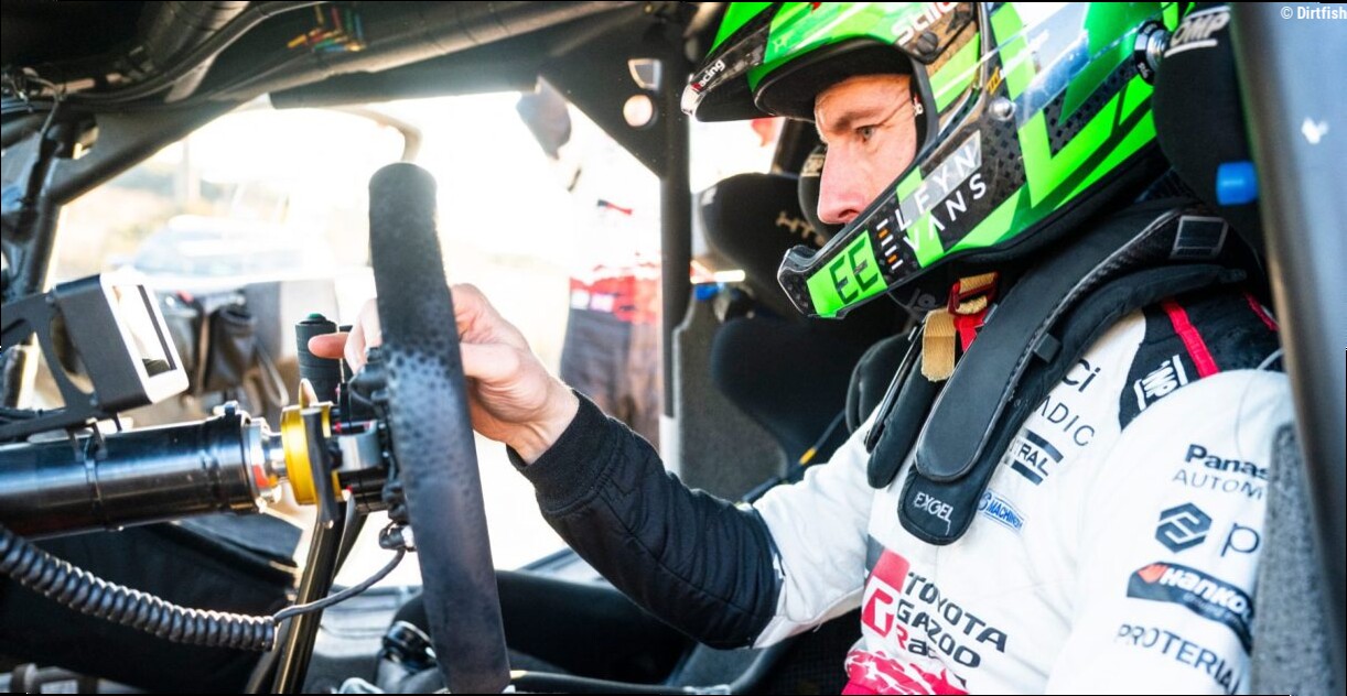Evans behind the wheel for first time as a world champion