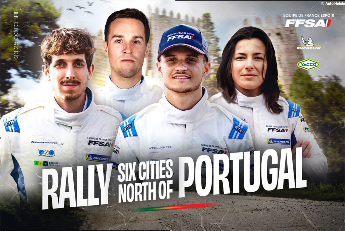 L'Équipe de France Espoir Rallye FFSA de retour au Portugal à la fin du mois d'octobre