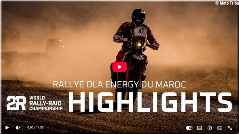 RALLYE RAID – Maroc, le récap' vidéo Honda HRC