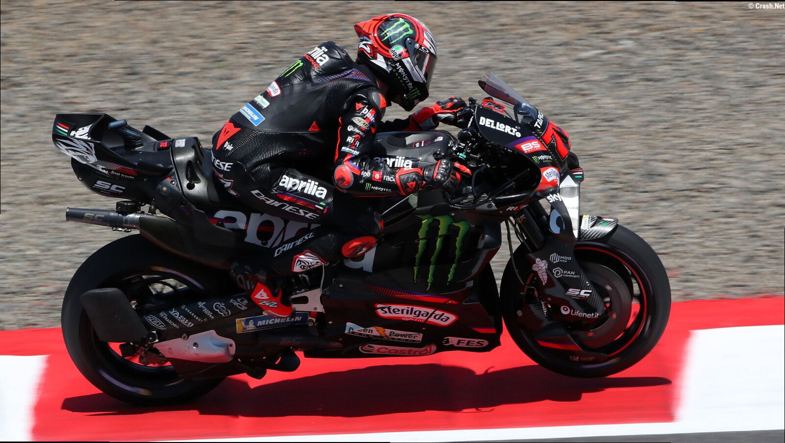 Bezzecchi fastest as Marc Marquez splits the Aprilias in Mandalika MotoGP FP1