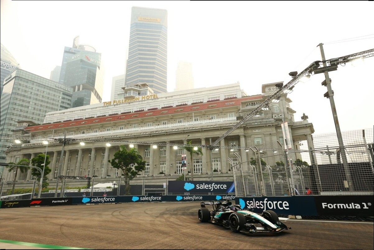 Russell lidera unos libres muy igualados en Singapur; Alonso y Sainz apuntan a Q2