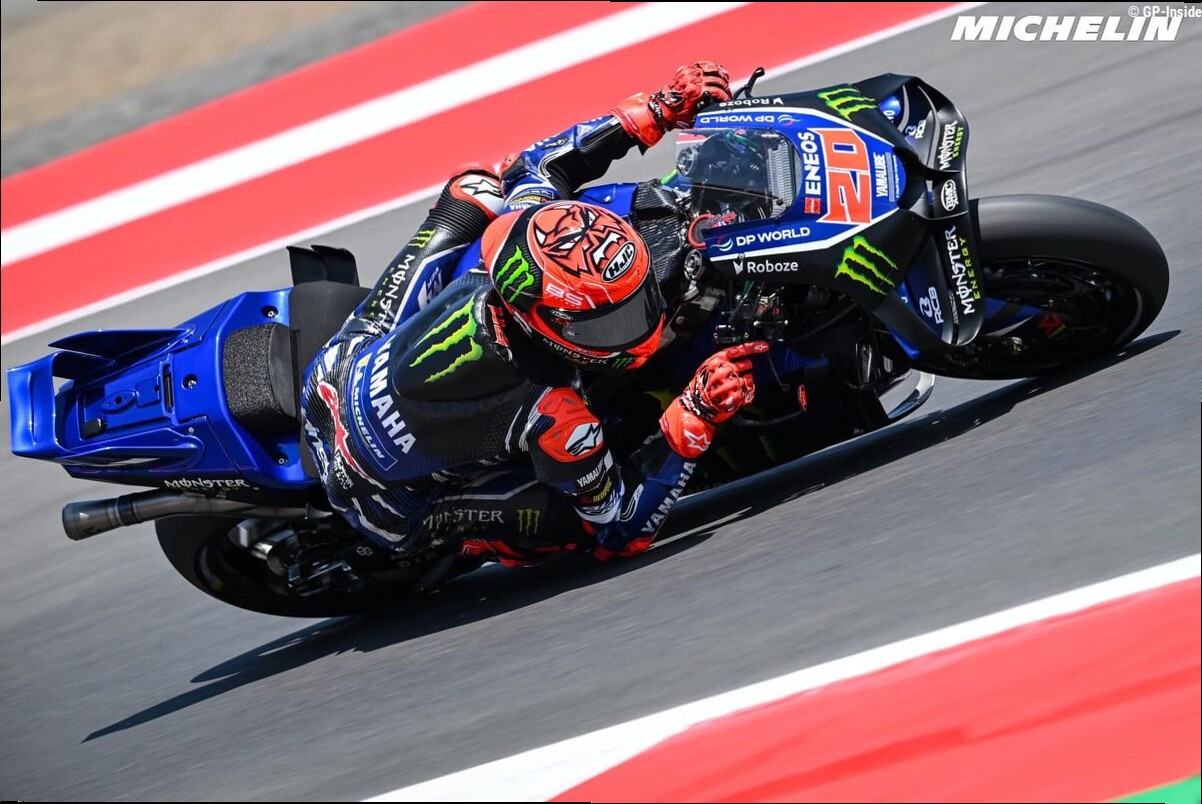 Quartararo en Q2 malgré une chute : « On peut être beaucoup plus proches qu'au Japon »