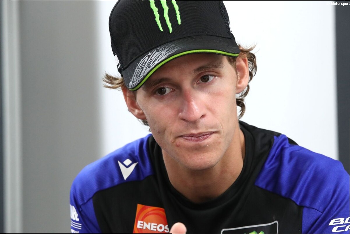 Quartararo: "Por suerte no me he roto nada; pero tienen que hacer algo aquí con la grava"