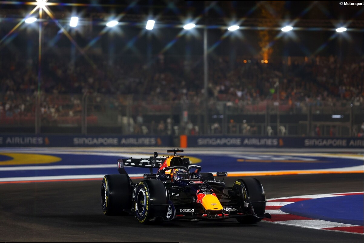Verstappen domina la qualy sprint de F1 en Singapur a la primera