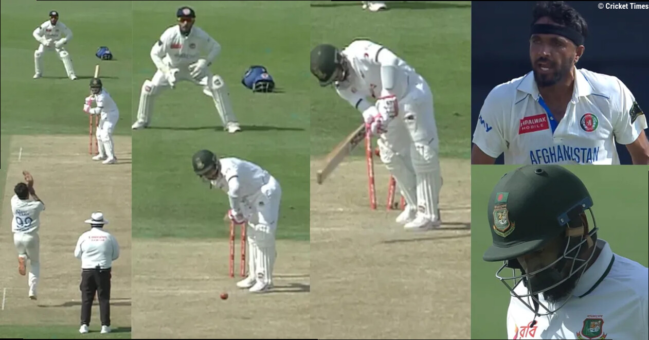 AFG vs BAN [WATCH]: Yamin Ahmadzai castles Mushfiqur Rahim with a brilliant yorker in one-off Test