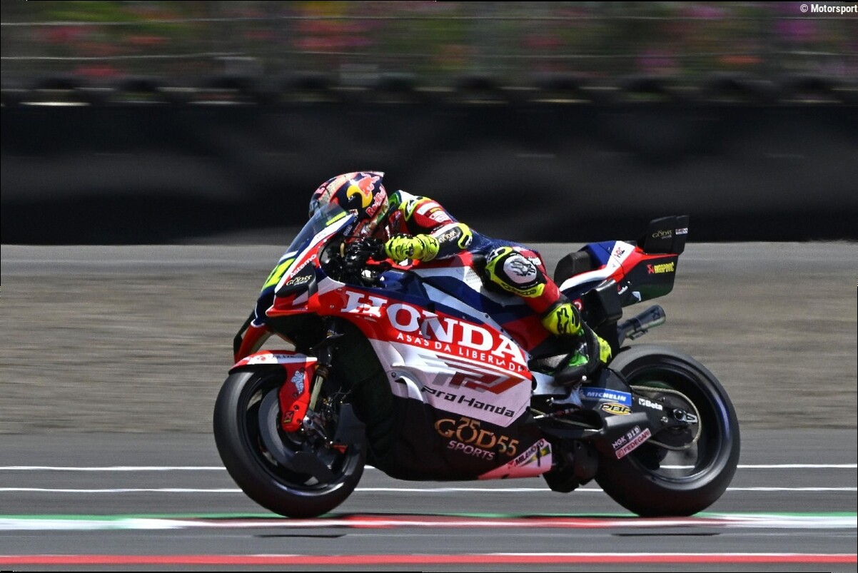 Honda "super bad" in Indonesian GP practice after falling behind 2025 pace 