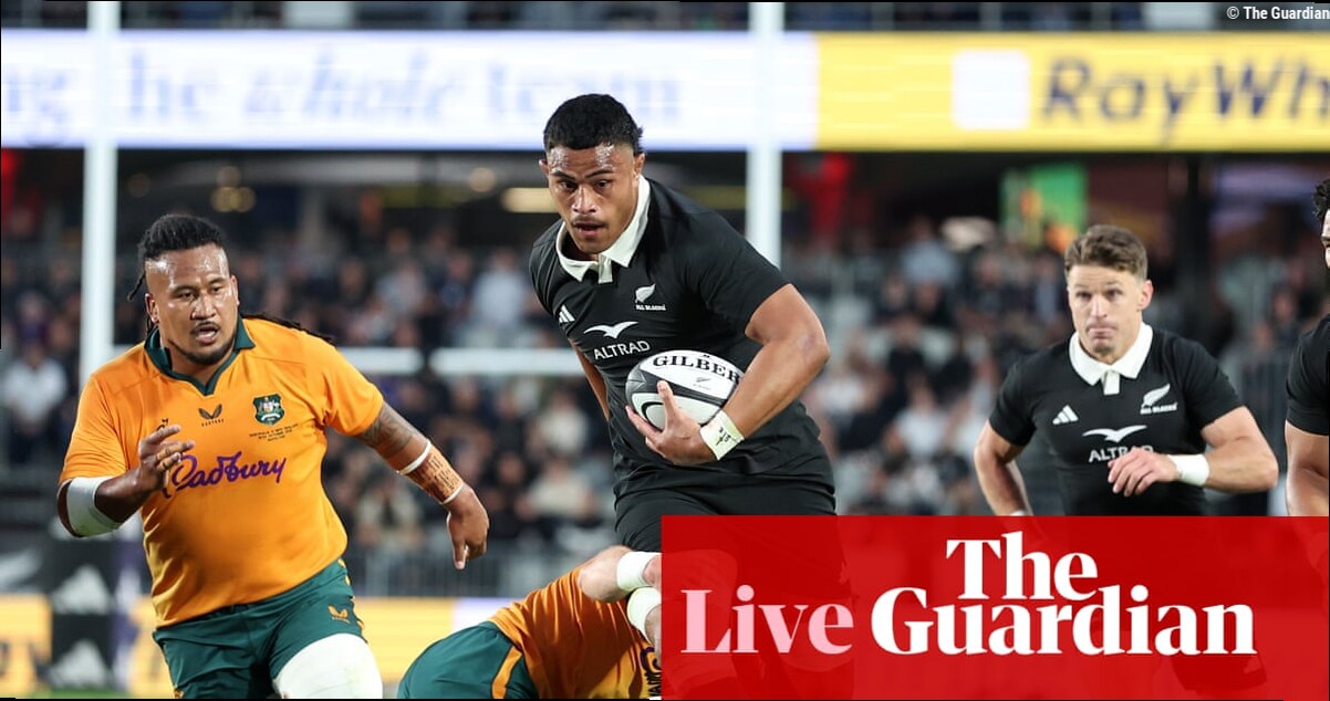 New Zealand 50-19 Australia: Bledisloe Cup rugby union international – as it happened
